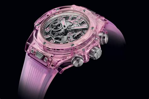 hublot pink big bang|Hublot big bang full sapphire.